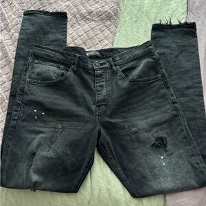 Purple Brand Black Jeans